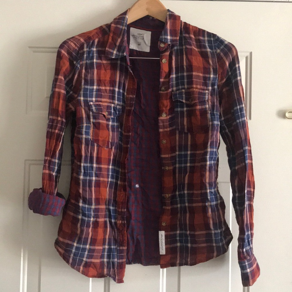 H&M Plaid Button Shirt